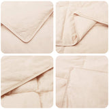 Talvilakana Beige 260 X 220 Cm 100% Luonnollinen Kapok