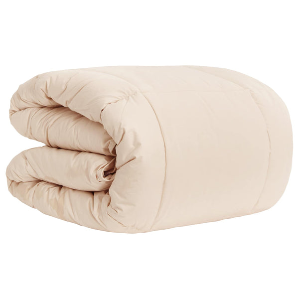 Talvilakana Beige 260 X 220 Cm 100% Luonnollinen Kapok