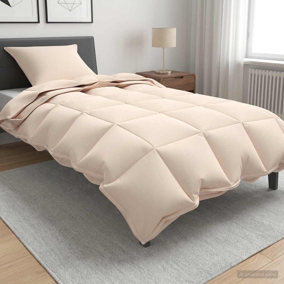 Peitto Kaikki Vuodenajat Kapok Kuitu Beige