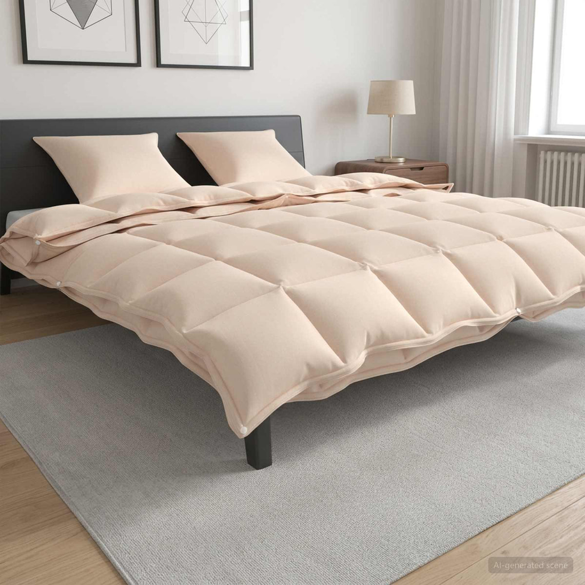 Peitto Kaikki Vuodenajat Kapok Kuitu Beige