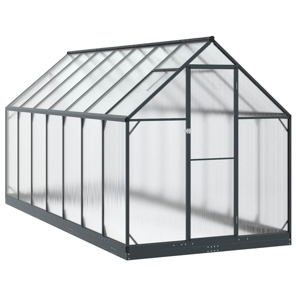 Puutarhan Viherhuone Ovella Antrasiitti 183,5 X 123 X 207 Cm