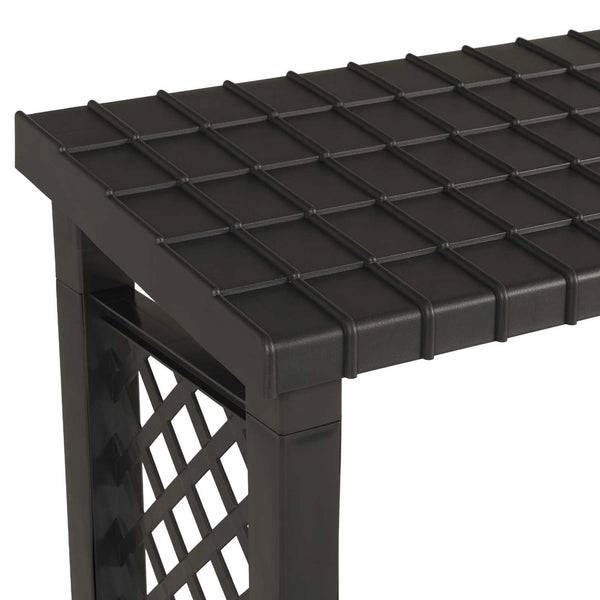 Polttopuuhylly 114 X 46 X 101 Cm Pp Antrasiitti