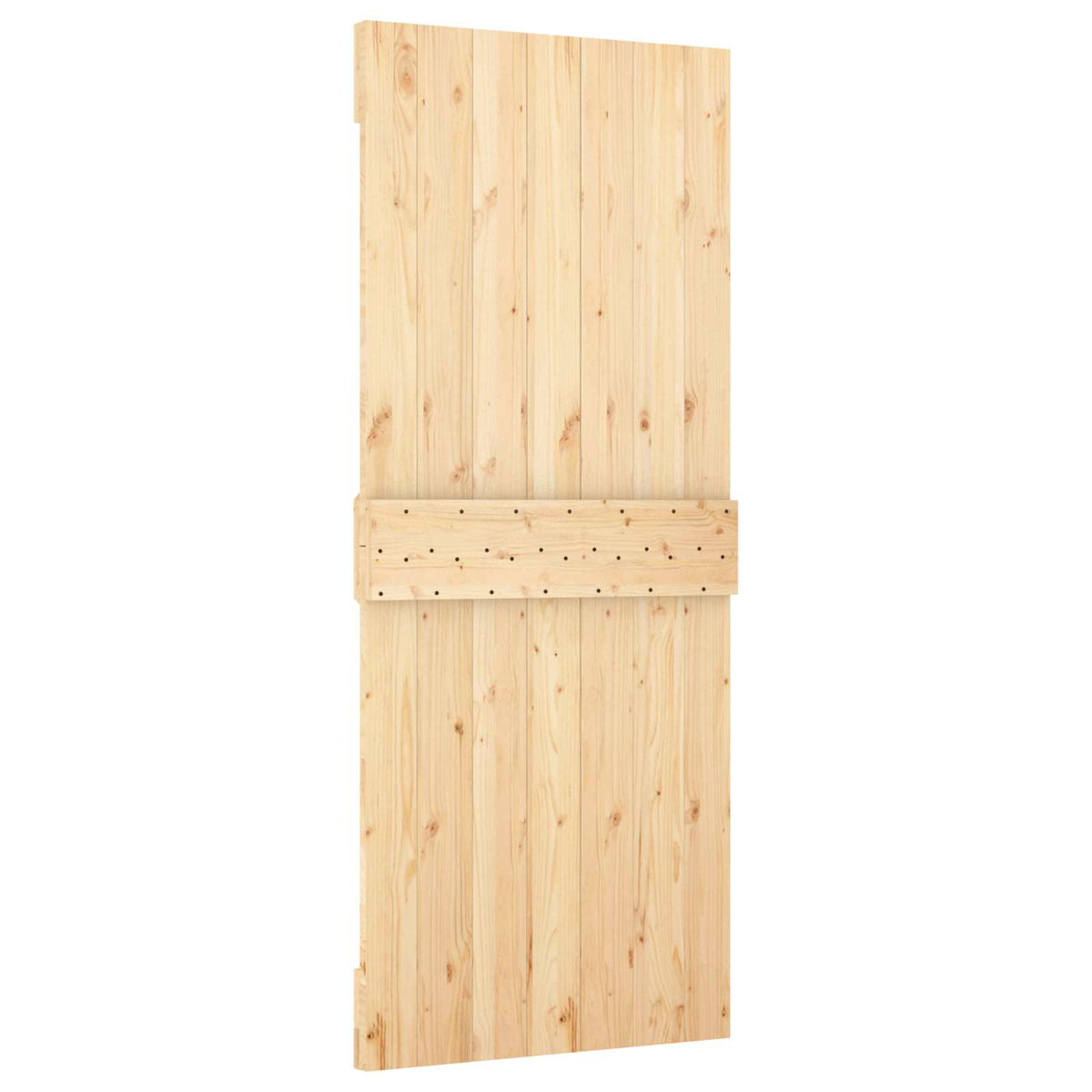 Liukuovi 85 X 210 Cm Massiivinen Mänty (Käsittelemätön)