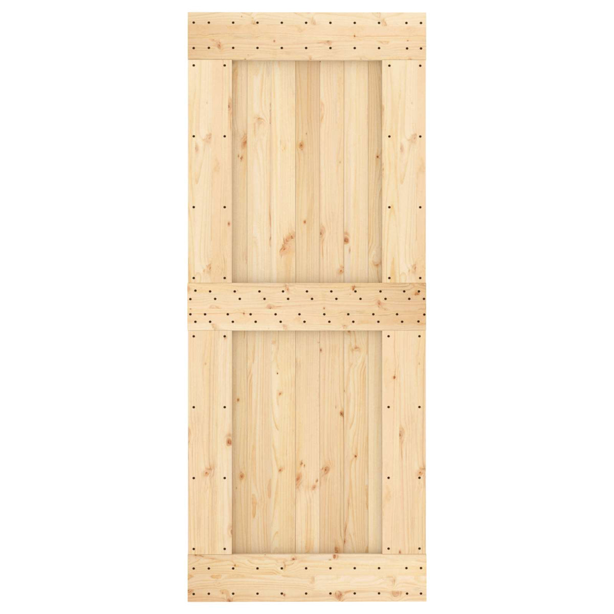 Liukuovi 85 X 210 Cm Massiivinen Mänty (Käsittelemätön)