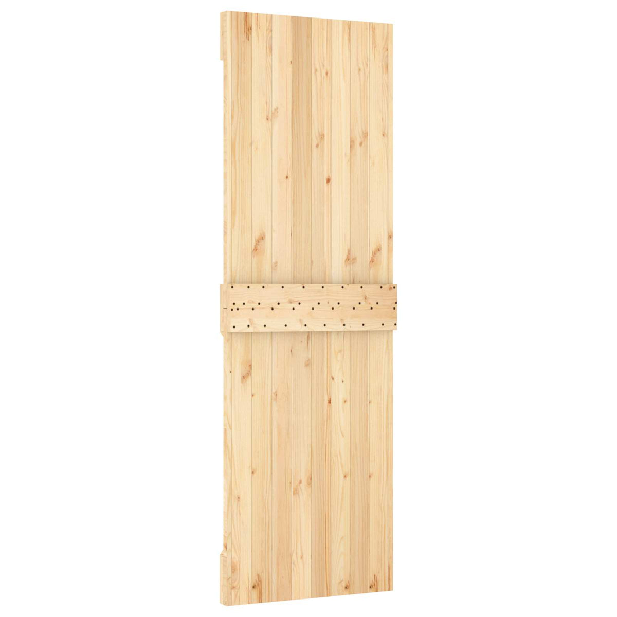 Liukuovi 70 X 210 Cm Massiivinen Mänty (Käsittelemätön)