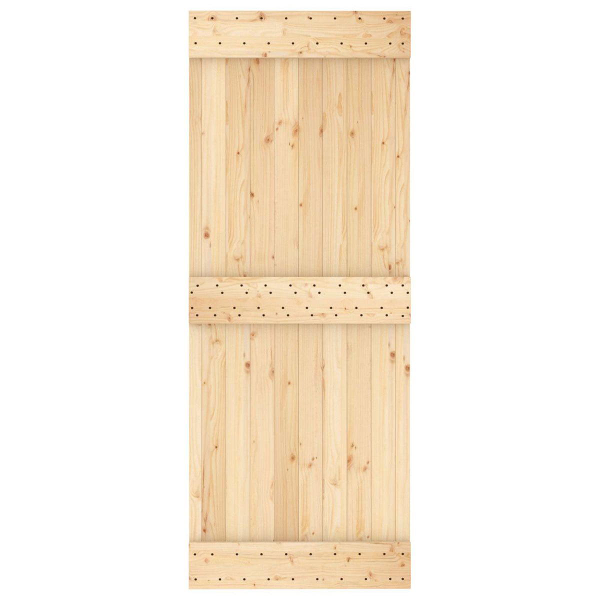 Liukuovi 80 X 210 Cm Massiivinen Mänty (Käsittelemätön)