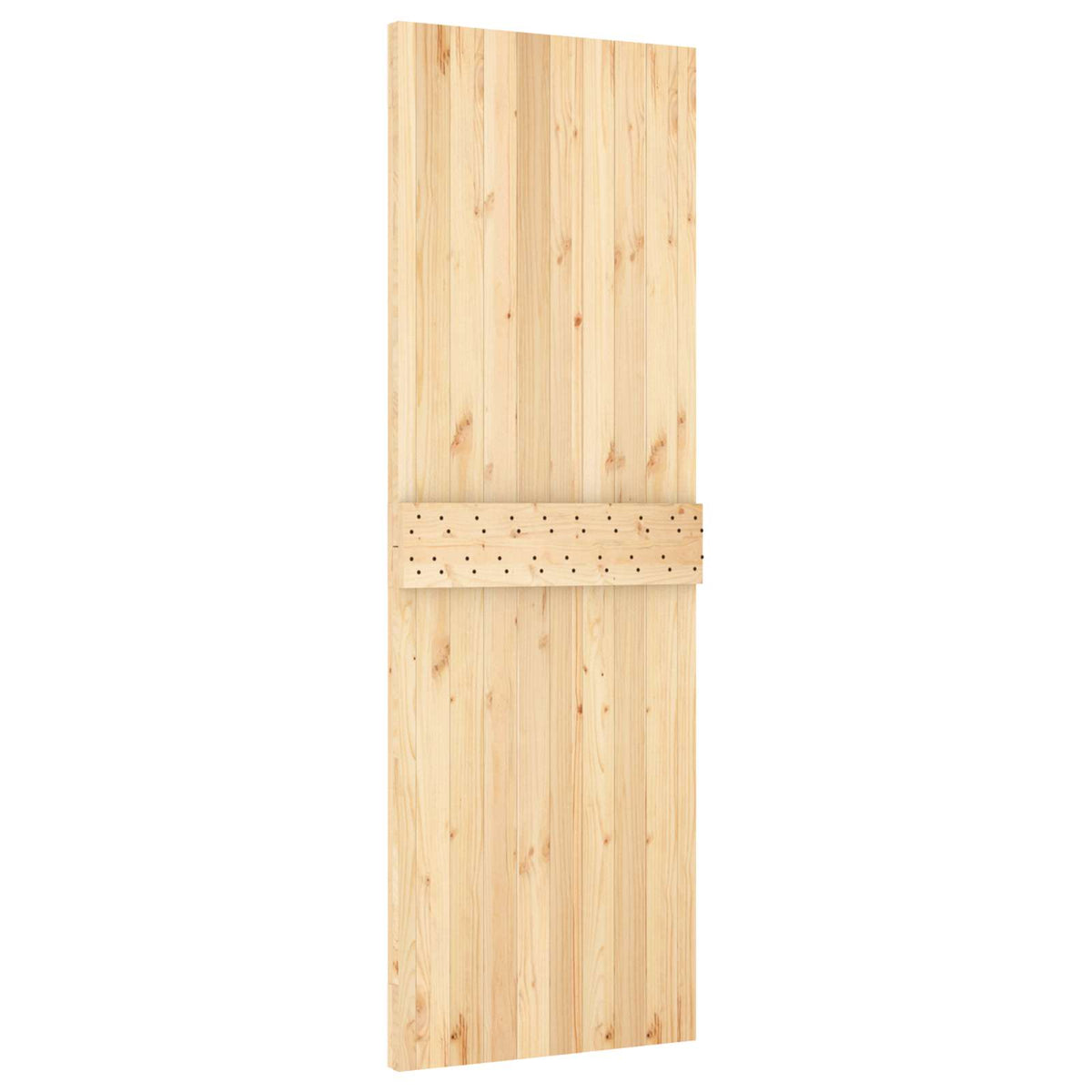 Liukuovi 70 X 210 Cm Massiivinen Mänty (Käsittelemätön)