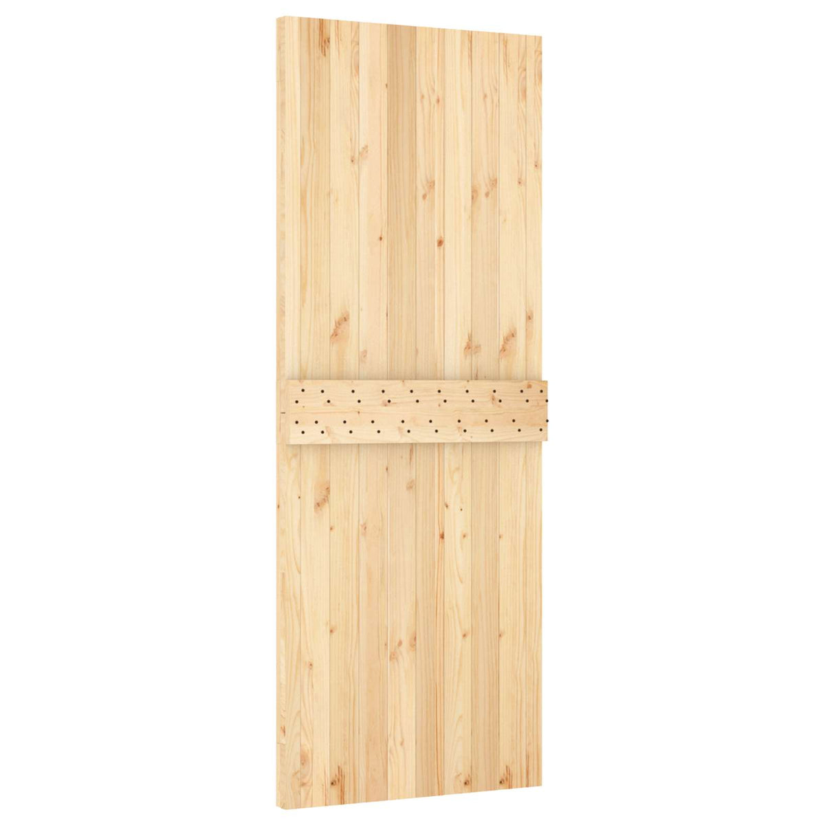 Liukuovi 80 X 210 Cm Massiivinen Mänty (Käsittelemätön)