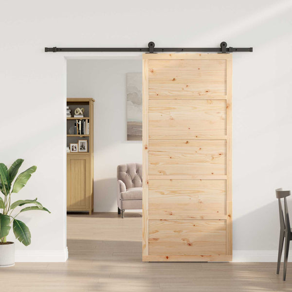 Liukuovi Täysi Mänty Luonnollinen