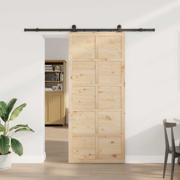 Liukuovi Täysi Mänty Luonnollinen