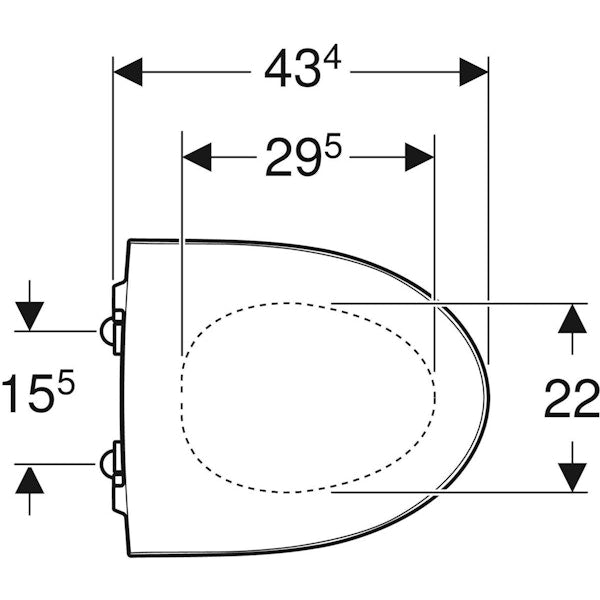 WC-istuinkansi IDO Glow 91570 kova valkoinen  SC/QR [5711128]