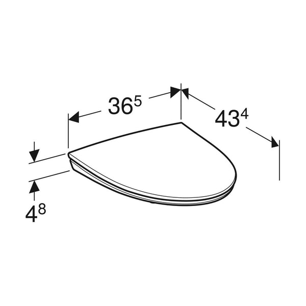 WC - istuinkansi IDO Glow 91570 kova punainen SC/QR [5711162] |