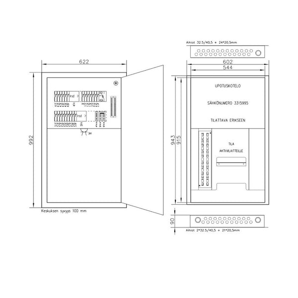 Ryhmäkeskus - Data Uppo Fe It - Terrier 40.21 35A Ip30 Fe [3332244] |
