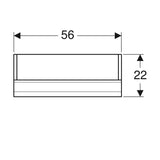 Peilikaappi IDO Reflect Basic valolla, kahdella ovella 560 mm [6014186] |