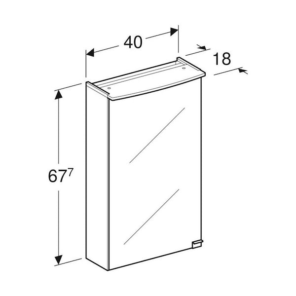 Peilikaappi Reflect 9362205001 Ido Clear 400. Led [6015599] |