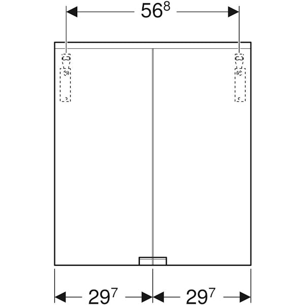Peilikaappi Reflect 9362805001 Ido Clear 600. Led [6015550] |