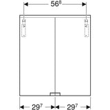 Peilikaappi Ido Reflect Clear 600 mm LED vikavirtasuoja 9362805701 [6015553] |