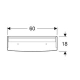 Peilikaappi Ido Reflect Clear 600 mm LED vikavirtasuoja 9362805701 [6015553] |