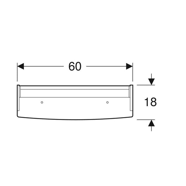 Peilikaappi Ido Reflect Clear 600 mm LED vikavirtasuoja 9362805701 [6015553] |