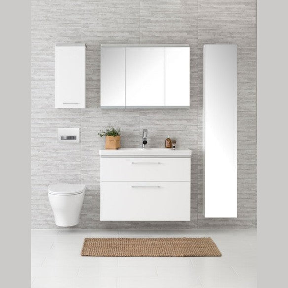 Korkea kaappi 9641021521001 IDO Glow, peiliovella 96410 - 21 521 korkea valkoinen oikea [6015291] |