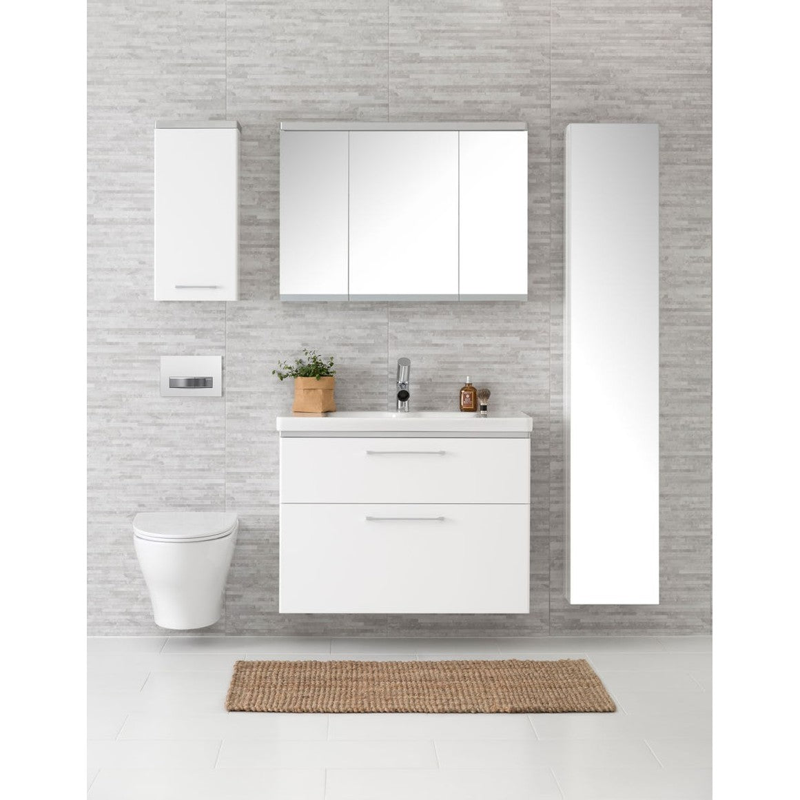 Korkea kaappi IDO Glow, peiliovella 96410 - 21 - 511 vasen [6015294] |