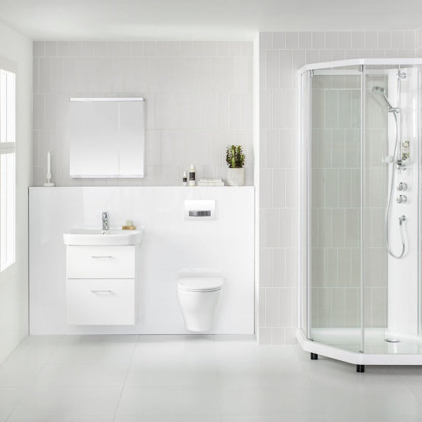 Allaskaappipaketti 96163-32 Ido Glow Square 500 laatikoilla [6015511]