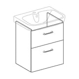 Allaskaappi Laatikoilla Glow 96267 - 21 Ido 600 [6015556] |