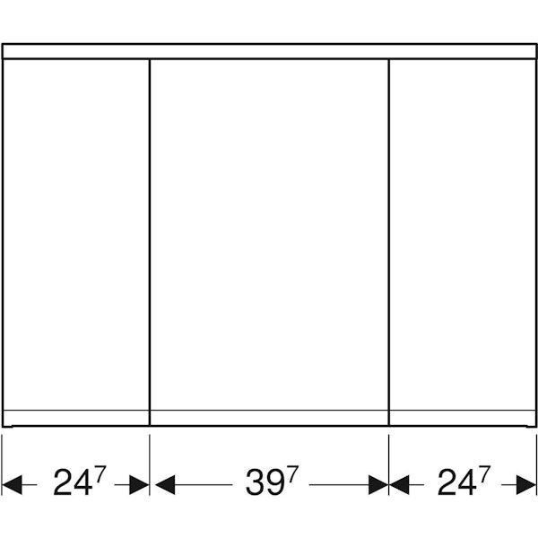 Peilikaappi Ido Glow 96501 - 62 - 501 900 Tammi [6015304] |