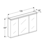 Ido Peilikaappi GLOW 96502 - 21 - 501 1000 VALK. [6015306] |