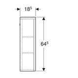 Yläsivukaappi IDO Glow 96600 - 21 VALK. PUSH OPEN [6015286] |