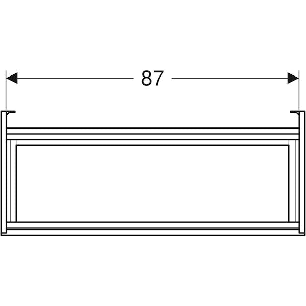 Allaskaappi Ido Elegant 900 Compact valkoinen [6015488]