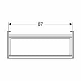 Allaskaappi 9741373111 Ido Elegant 900 Compact harmaa [6015530] |