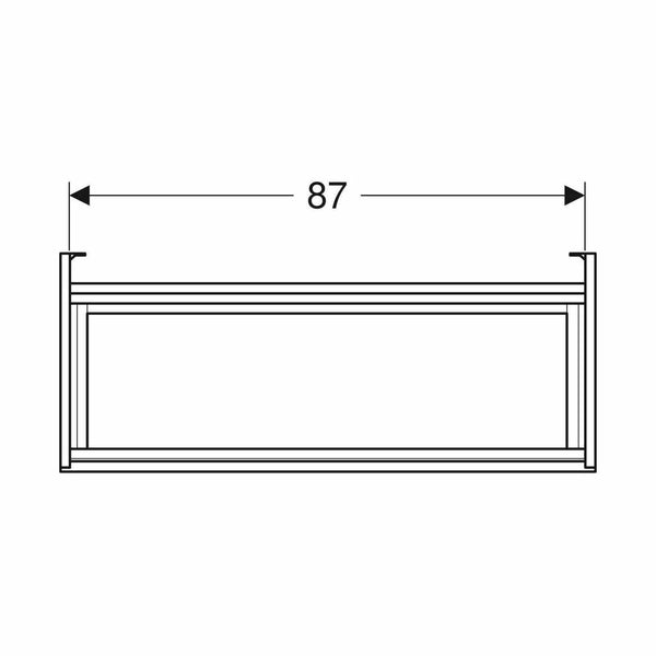 Allaskaappi 9741373111 Ido Elegant 900 Compact harmaa [6015530] |