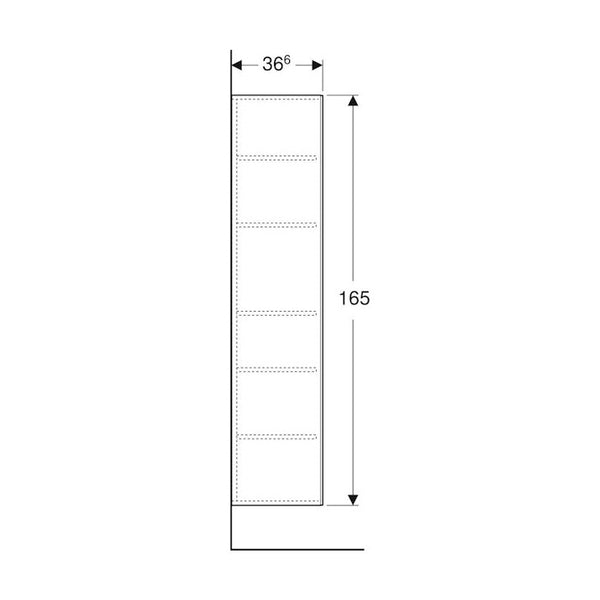 Korkea kaappi Ido Elegant 9742021111 [6015489] |