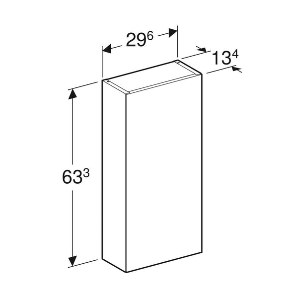 Seinäkaappi IDO Elegant 9742221111 valkoinen [6015490] |