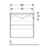 Alakaappi Ido Elegant harmaa 600 mm 9751073111 [6015526] |