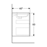 Alakaappi Ido Elegant harmaa 600 mm 9751073111 [6015526] |