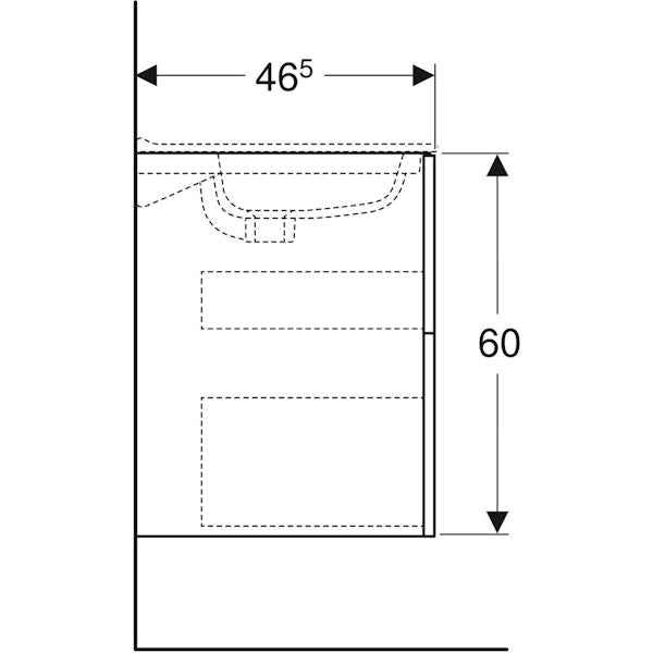 Alakaappi Ido Elegant musta 900 mm 9751372111 [6015520]