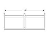 Allaskaappi 9751673111 Ido Elegant 1200 harmaa [6015528] |