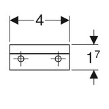 Vedin IDO Elegant 9764000001 C/C 32 MM kromi [6014500] |