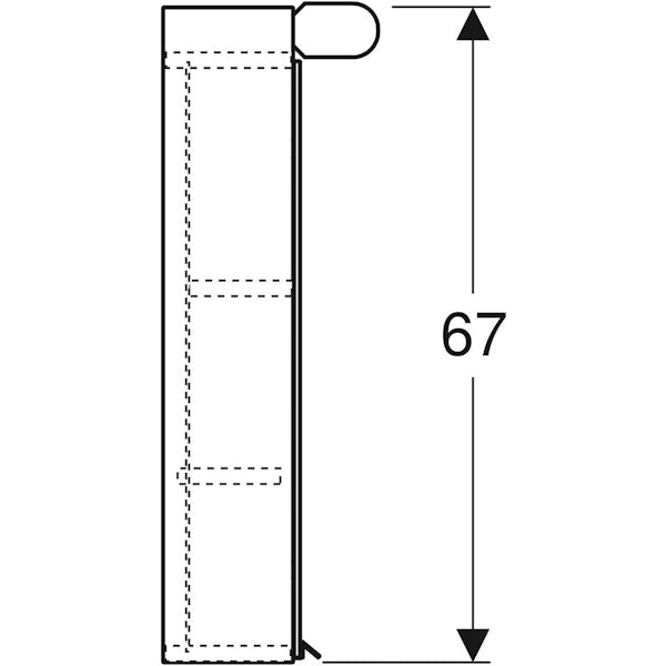 Peilikaappi 9766005201 IDO Reflect Basic valolla, kahdella ovella 97660 Ido 600 [6014503]