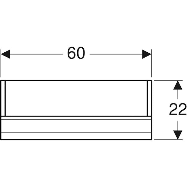 Peilikaappi 9766005201 IDO Reflect Basic valolla, kahdella ovella 97660 Ido 600 [6014503]