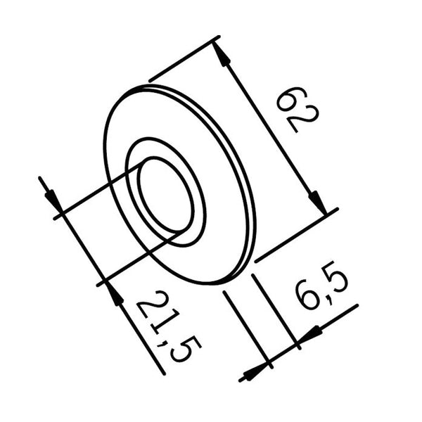 Peitelaippa 21.5 D62 102002 [6511662] |
