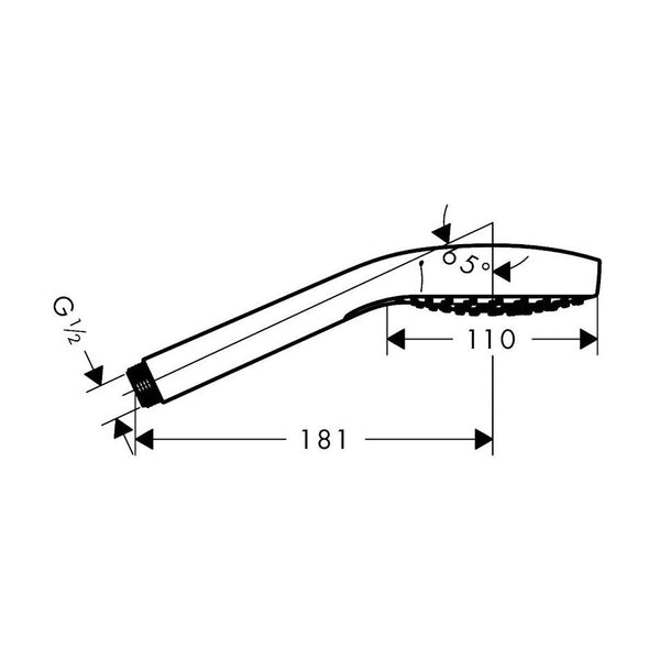 Käsisuihku Hansgrohe 268024 Croma Select S Vario [6559546] |