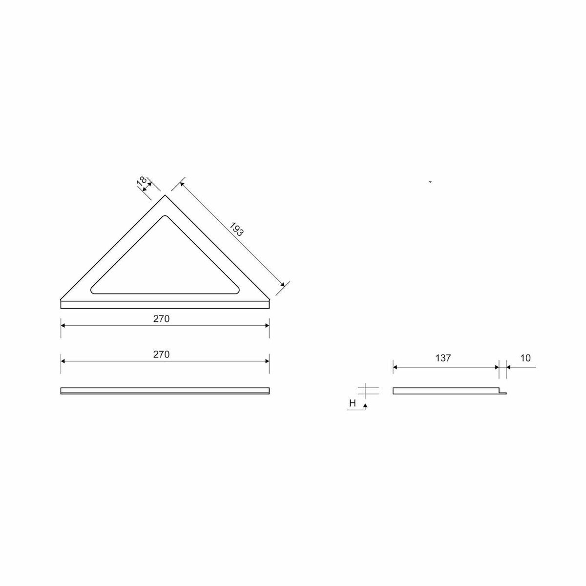 Kehys Classicline Unidrain 2501 Kulma K: 12Mm [3307615] |