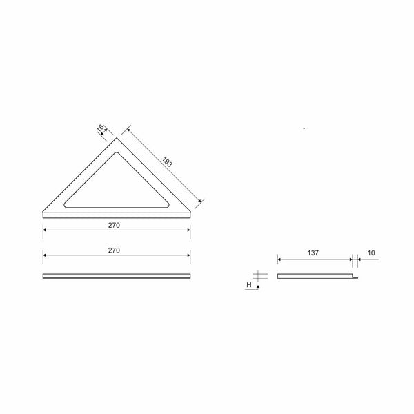 Kehys Classicline Unidrain 2501 Kulma K: 12Mm [3307615] |
