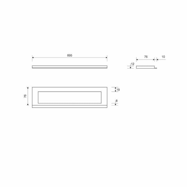 Kehys Highline Unidrain 1910 900/12 Mm [3307802] |