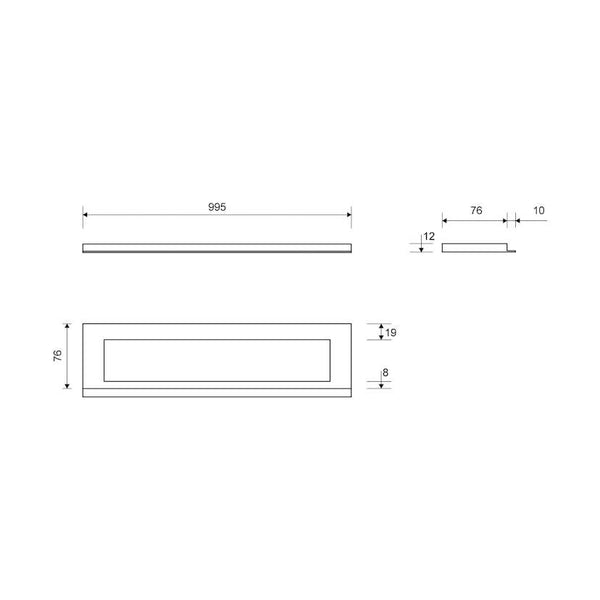 Kehys Highline Unidrain 1910 1000/12 Mm [3307803] |