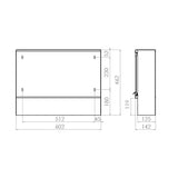 Peilikaappi V2015 Polaria PK 600 valkoinen 6045431