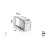 Jätejärjestelmä Stala Eko-Line 2PK kannellinen 2x10 l 5951904